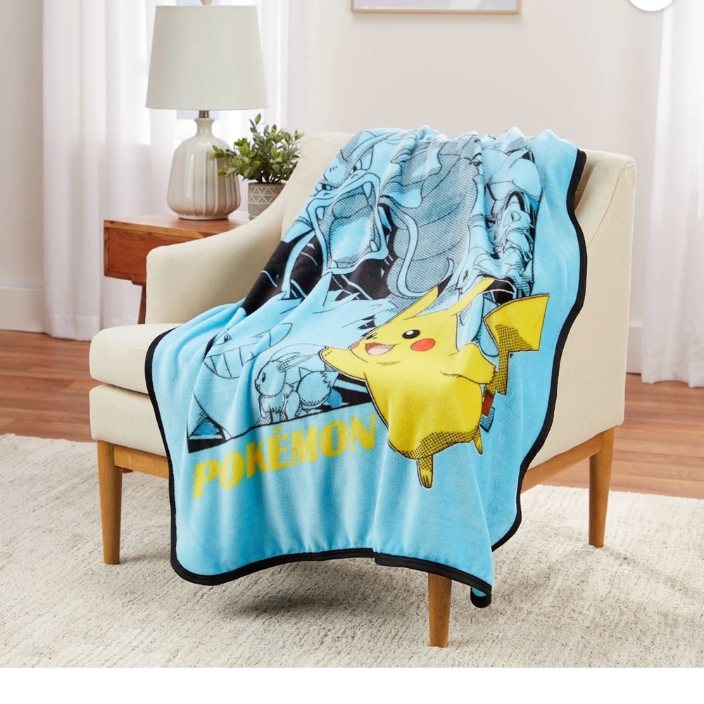 Pokémon kids silky soft plush throw 40x50